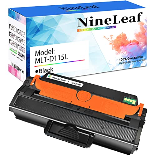 Nineleaf Compatible Toner Cartridge Replacement For Samsung Mlt-D115L Mlt D115L Mltd115L To Use In Sl-M2830Dw Sl-M2880Fw Sl-M2820Dw Sl-M2870Fw Sl-M2620 Sl-M2670 Printer (1 Pack Black High Yield) #TOP11