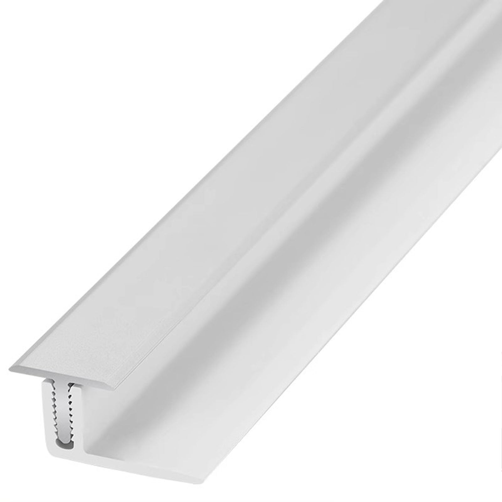 Bodenleisten, Küchennaht-Dekorleisten mit PVC-Basis(Silver,51in(1.3m) x2)