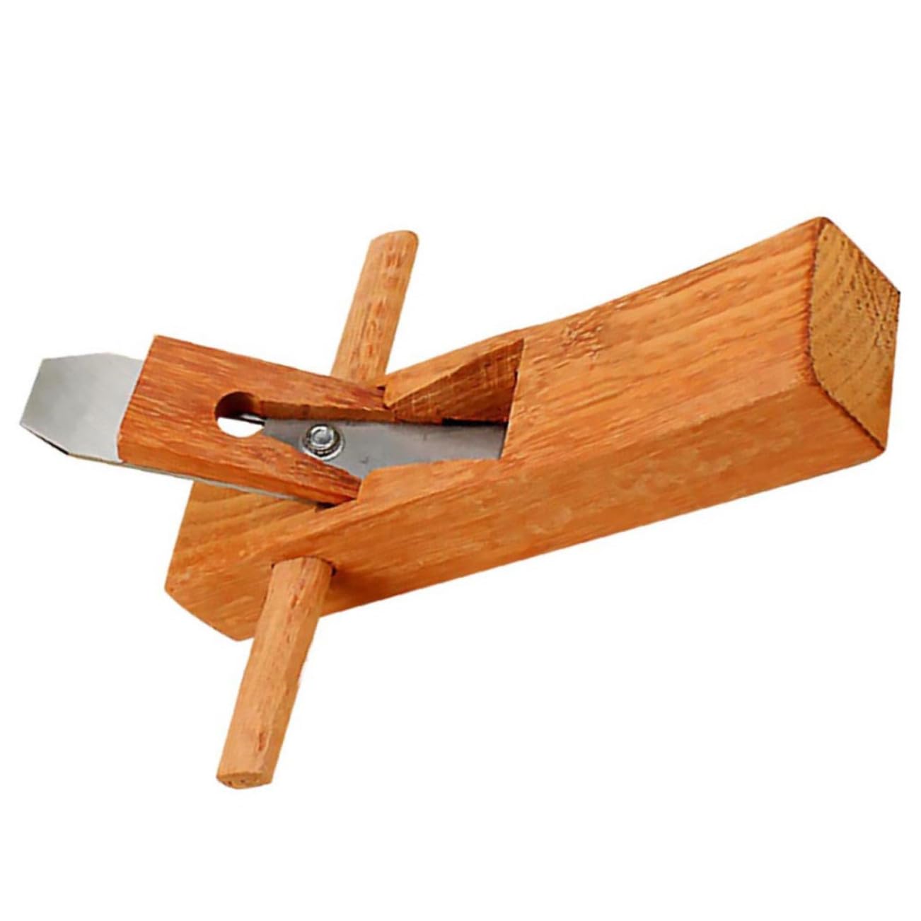 jojofuny Handhobel Holzhandhobel Holzbearbeitungsgerät mit Ergonomischem Design und Verschleißfestem Stahl für Präzises Hobeln in Holzwerkstatt