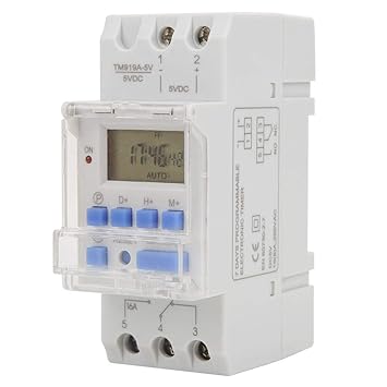 THE MARS Programmable Timer, Digital Timer, 5V DC 16A Weekly Timer Switch LCD On Off Control with Countdown Function Removable Battery