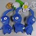 Ksydhwd Kuscheltier Pikmin Spiel Spielzeug Plüschpuppe Home Decor Spielzeug Gefüllte Plüschpuppe Spielzeug Set Aus Blauen Blütenblatt Knospe 18cm