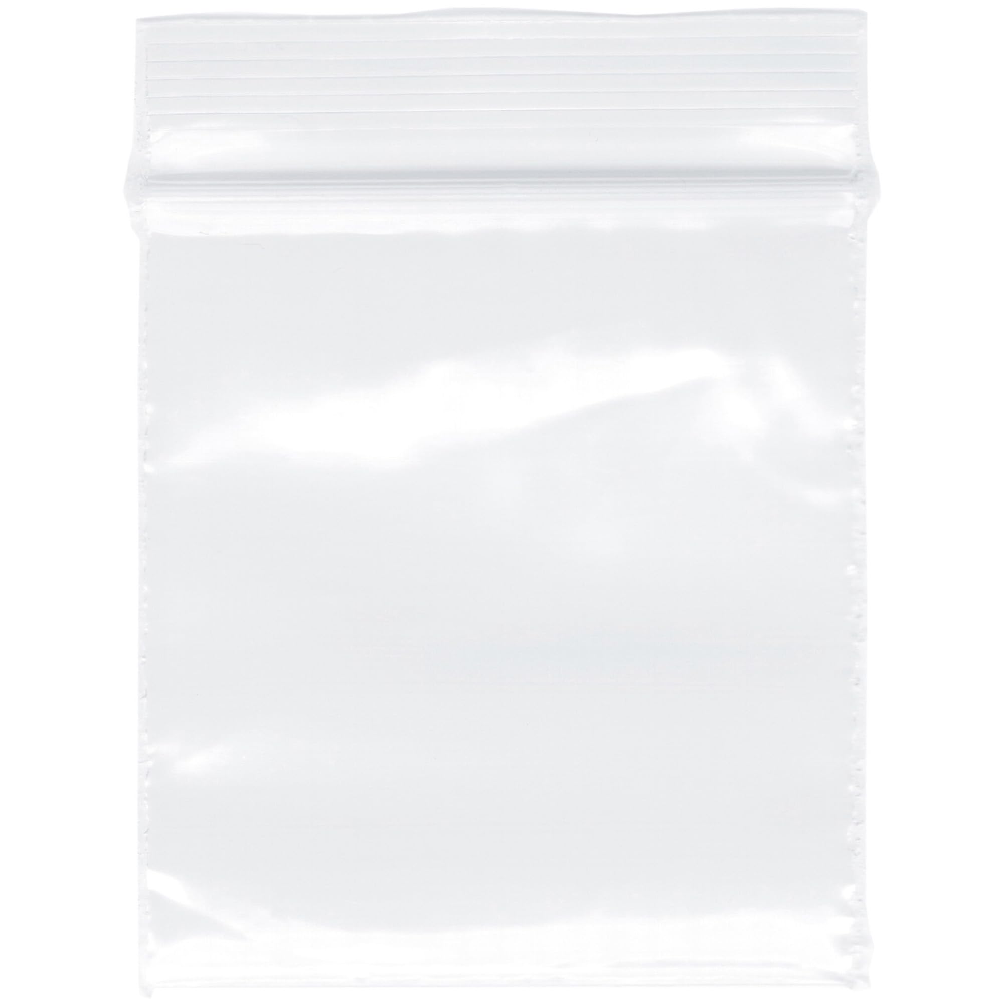 Plymor 1.5" x 1.5" (Pack of 100), 2 Mil Zipper Reclosable Plastic Bags