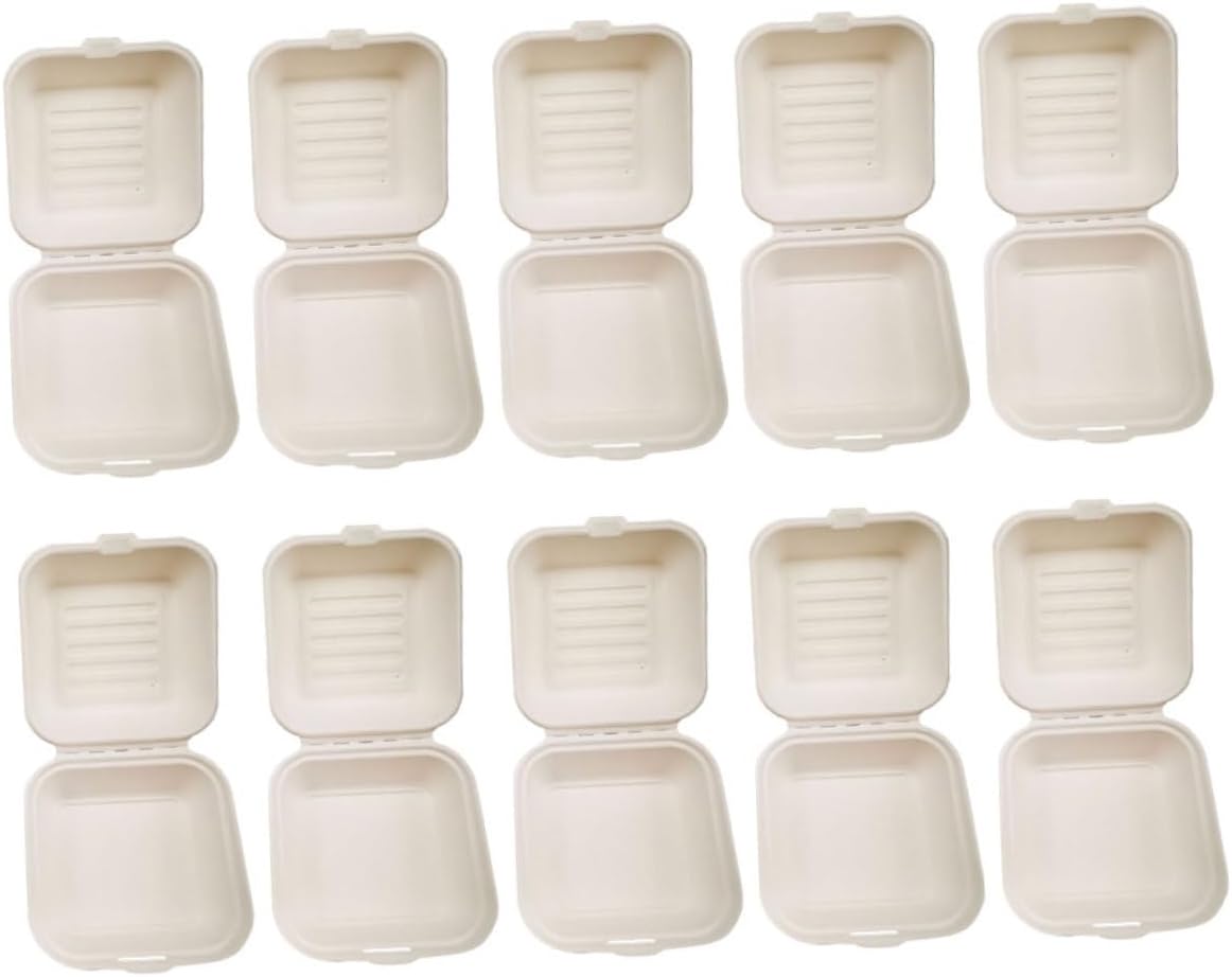 20pcs Heat Resistant Oil Snack Wrapping Boxes Multi-function Salad Boxes for Packing Fruit Containers