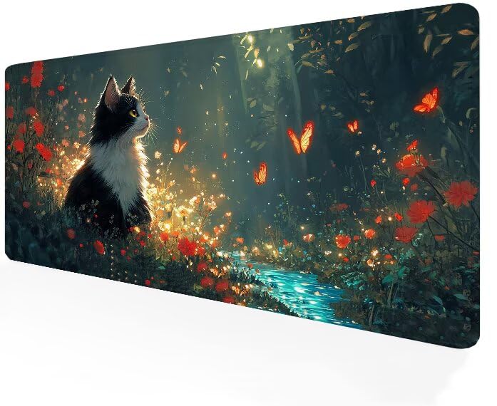 Tapis Souris XXL imperméable et lavable avec base caoutchouc antidérapante