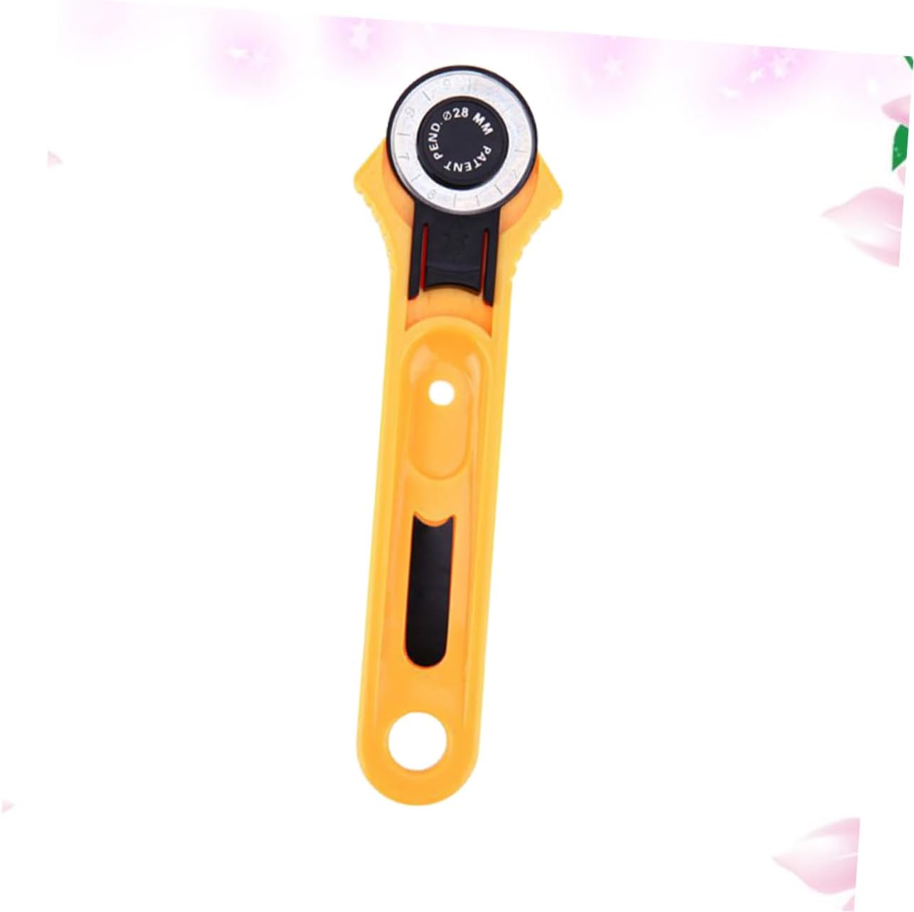 SEWACC 2PCS Rotary Cutter Tungsten Steel Blades Manual Wheel Cutter with Safety Lock for Fabric Sewing Quilting Crafting Ergonomic Handle for Precise Cutting