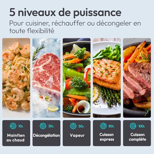 Micro ondes Grill CANDY CMW520GDB 8 Menus Digital - vue 7