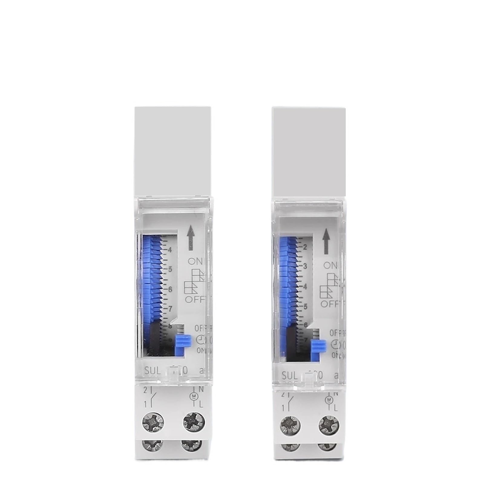 1PCS SUL180a Timer Switch 24 Hours Relay Analogues Electrical Programmable AC 220V 16A Battery 35mm Din Rail Mechanical Time Switch