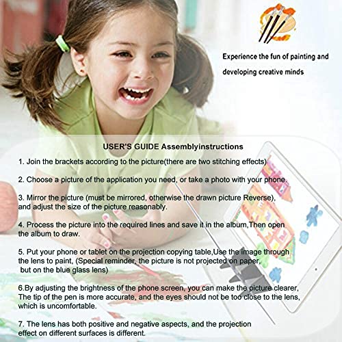 Upgrade Optical Image Drawing Board, Sketch Wizard, Easy Tracing Drawing, Sketching Tool, Sketch Drawing Board, Tracing Board, Painting Artifact Sketching Kit For Kids And Beginners #TOP5
