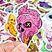 Vinyl Horror Stickers Pack - 50 Scary Decals for Laptop, Ipad, Car, Luggage, Water Bottle, Helmet