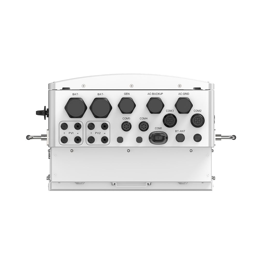 Inverter Fotovoltaico Solis Trifase Ibrido On-Grid/Off-Grid 15kW, Doppio MPPT, Schermo LCD, WiFi Meter e TA Inclusi, Garanzia 10 Anni IP66