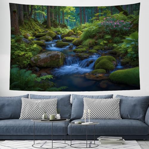 Tapisserie murale salon pour créer un coin de verdure zen