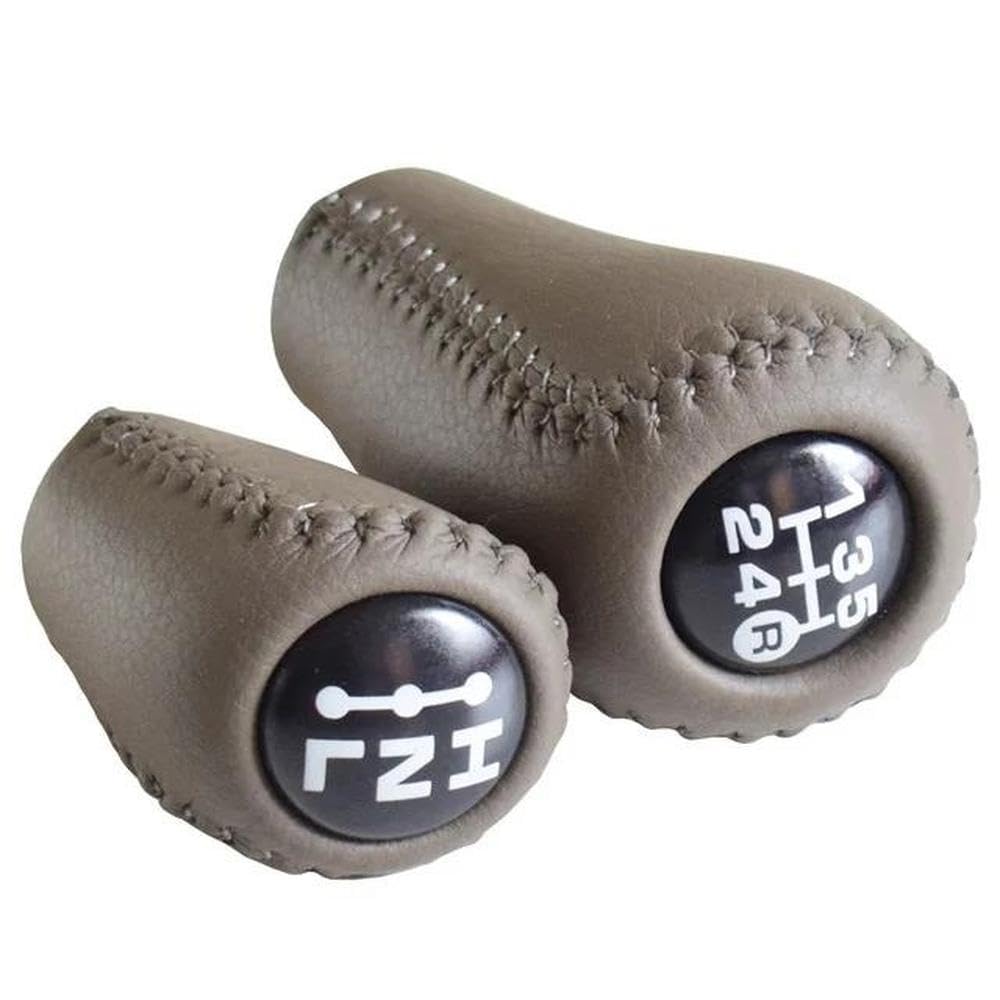Hyasdbwe Gray 5 Speed Manual Transmission+Transfer Gear Shift Knob Handball For Toyota For Land Cruiser For Prado Fj150 Fj120 Lc120 2003-2009 Gear Shifter Parts(Gray)