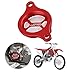 Red Aluminum CNC Billet Oil Filter Cap Cover For HONDA CRF450R CRF 450R 2009 2010 2011 2012 2013 2014 2015 2016 09-16 Motorbike Motocross Dirt bike Off Road Enduro