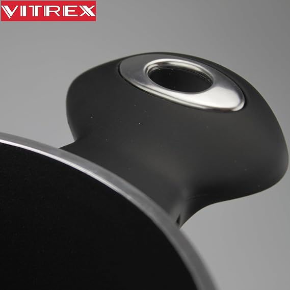 VITREX Nature 3-Quart Stockpot with Lid, made of Forged Aluminum, Lightweight & Durable, Double-Layer Nonstick Coating, Compatible with All Types of Stovetops