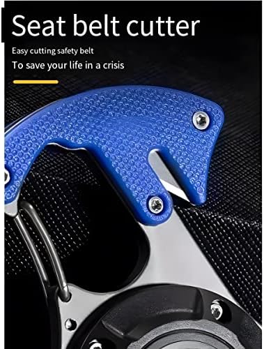 Mini Torch 800 Lumens LED Torch Rechargeable 7 Light Modes Waterproof Pocket Light with Window Breaker Safety Belt Cutters Screwdrivers Hook for Camping Fishing Outdoors
