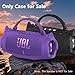 XEGIMOR Silicone Cover Case for JBL Charge 6 Portable Bluetooth Speaker Accessories, Charge 6 Speaker Protective Case with Shoulder Strap (Purple Cover)
