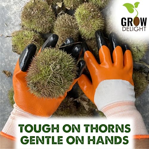 Image of Gardening Gloves for Digging & Planting | Cut Resistant Gloves for Nursery Plants | Reusable Garden Farming Gloves | Gloves for Digging, Planting & Pruning