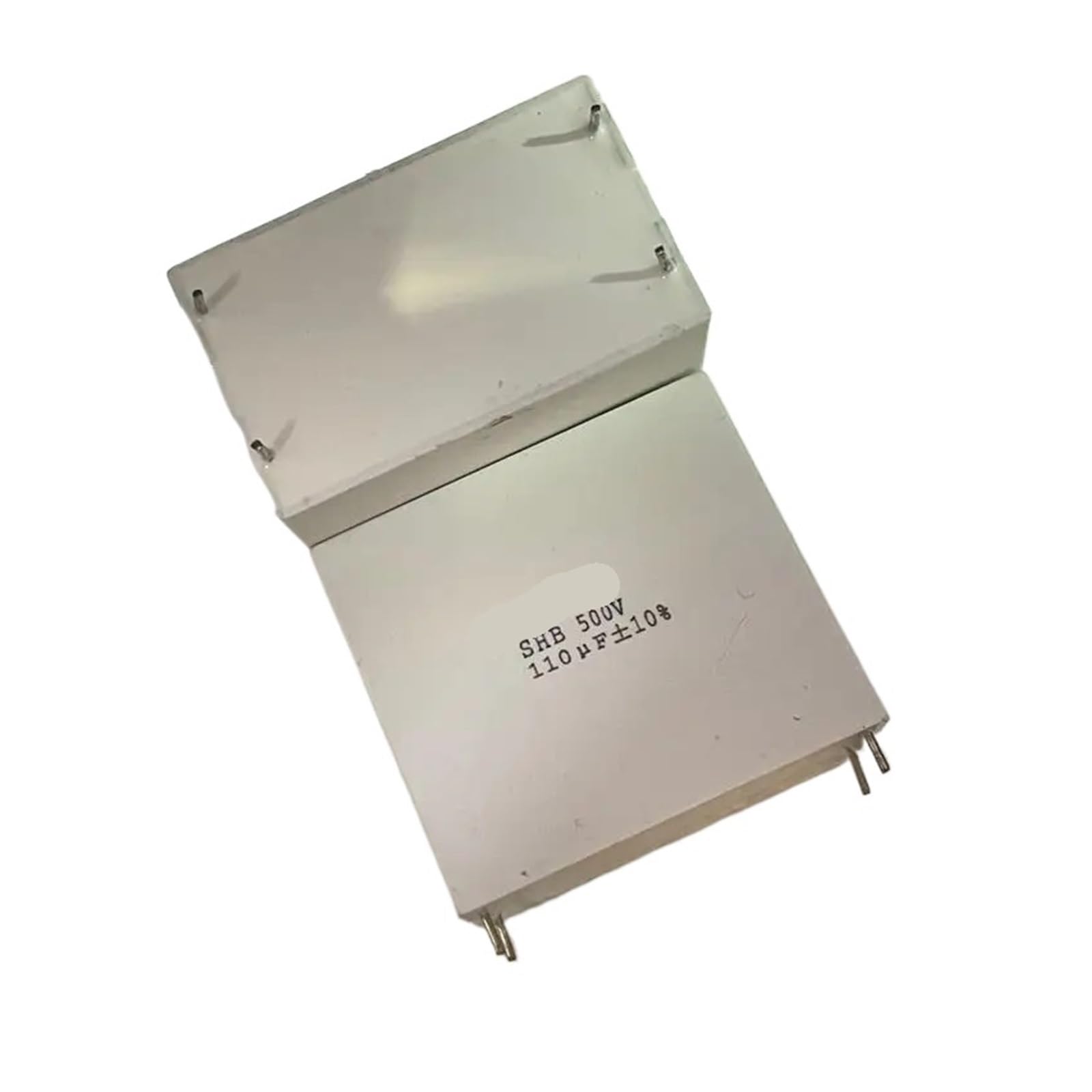LEOTNNDQ 1pcs SHB110UF 500V DC Copper Foot Film Capacitor