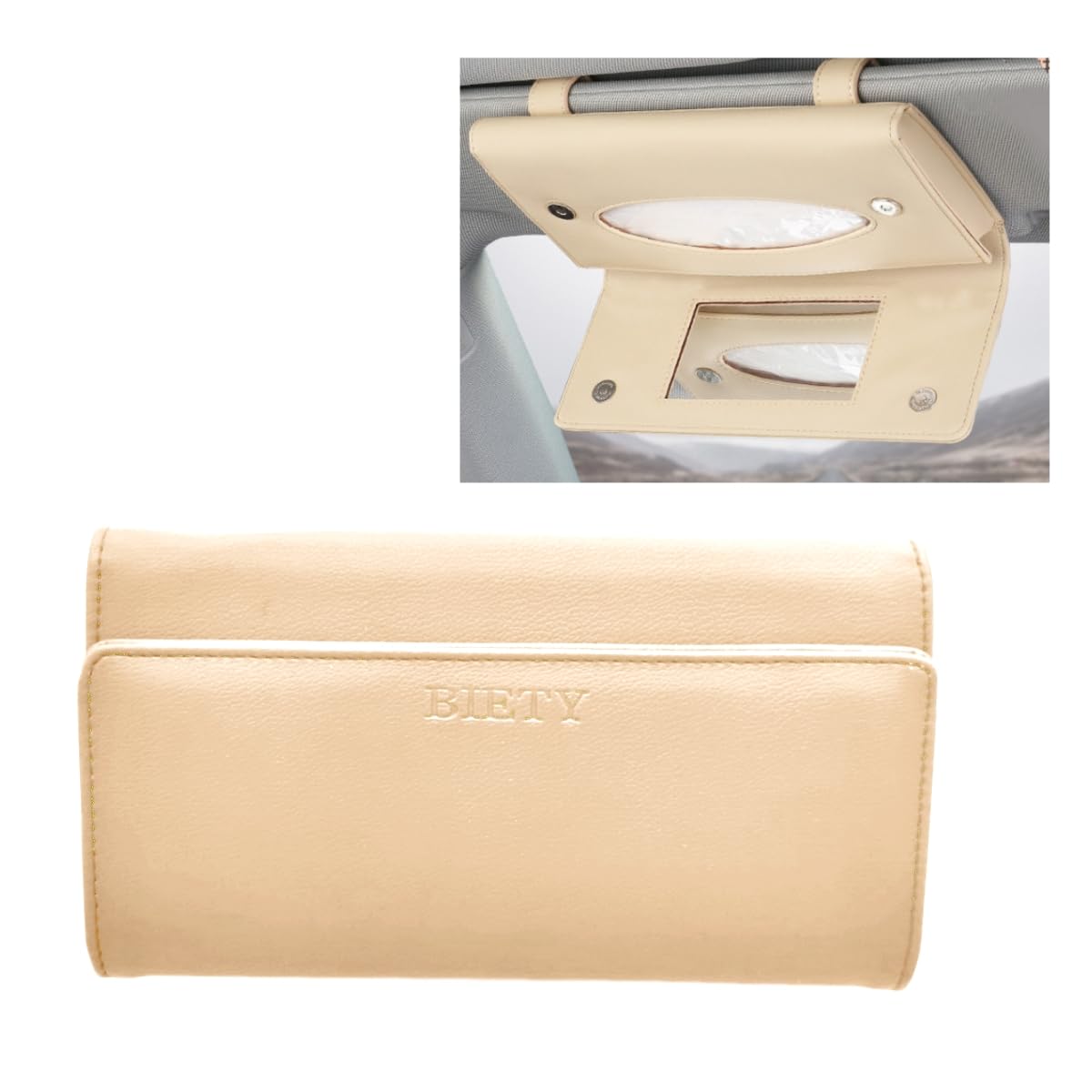 Amazon.co.jp: 車 ティッシュケース サンバイザー ティッシュボックス