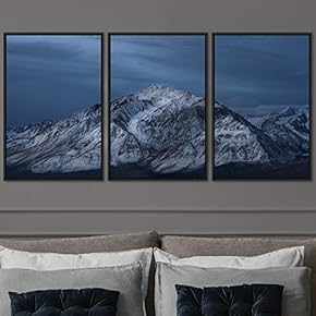signwin 3 Piece Framed Canvas Wall Art Snow...