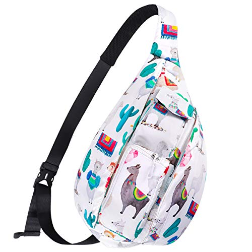 Unisex Sling Bag Travel Chest Pack Multipurpose Casual Rope Crossbody Backpack Daypack