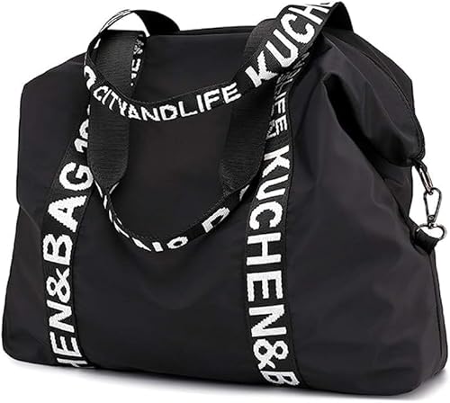 Before by Luigi Benetton Borsa Tracolla da Donna Borsa a Spalla Multifunzione Scuola Lavoro Tempo Libero Palestra Tasca Messenger Crossbody Bag (NERO)