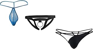nimra fashion Sexy Men Briefs Combo G-String Briefs Innerwear Boys Sexy Briefs for Honeymoon Regular Fit Solid Antibacterial Briefs with No Marks Waistband, Pack of 3 Multicolour-picture-50