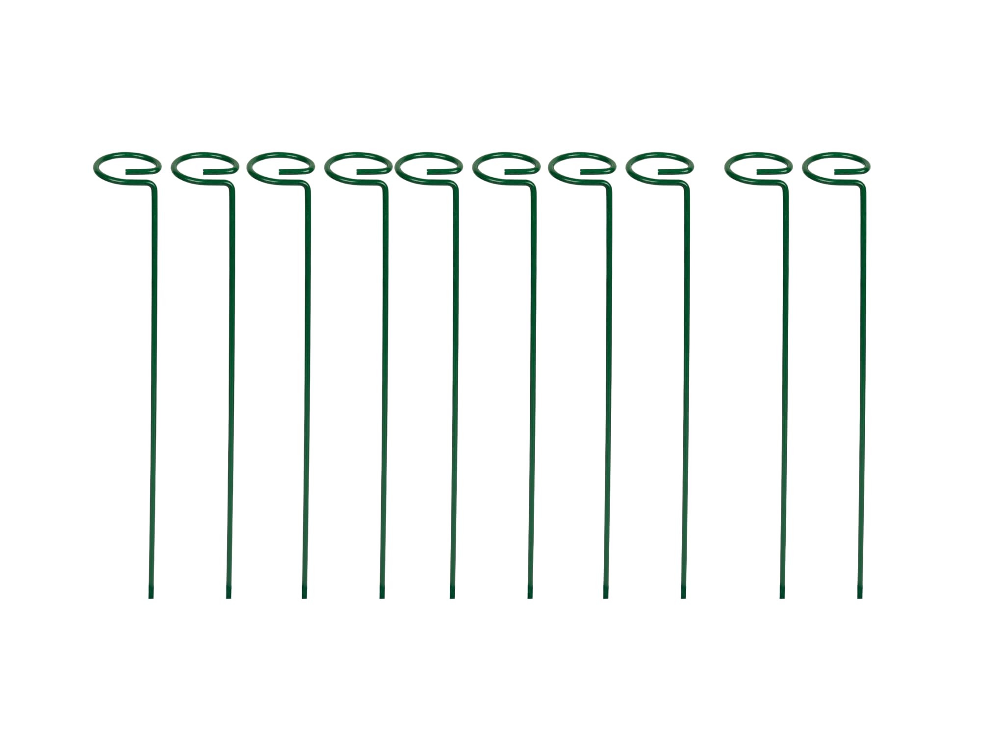 Klassic 16 inches Metal Body Plant Support Stakes | Single Stem Flower Plant Support | Plant Trellis | Suitable for Garden Vegetables & Flowers Orchid, Lily, Rose, Tomatoes, (Pack of 10, Green) (B0C6ZQ6H8L) Amazon Price History, Amazon Price Tracker