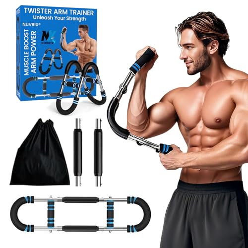 Twister Arm Trainer, Adjustable 60-100lb Chest Workout Equipment for Men & Women,Muscle Builder & Strength Training for Arms, Chest and Shoulder Muscle Strength Exerciser Training. Arm Strengthener.