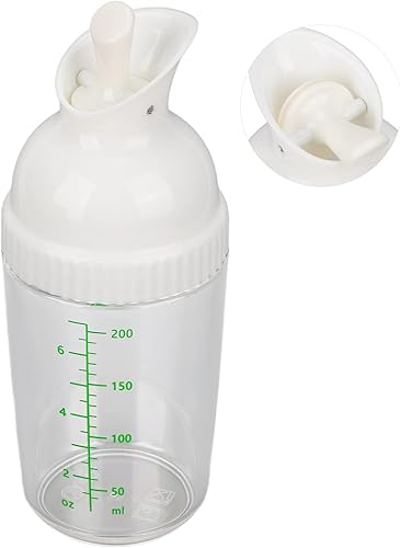 Miniatura 10 de Salad Dressing Mixer Bottle, Salad Dressing Shaker, Salad Dressing Bottle 200ml Salad Dressing Shaker Salad Dressing Container (Black)
