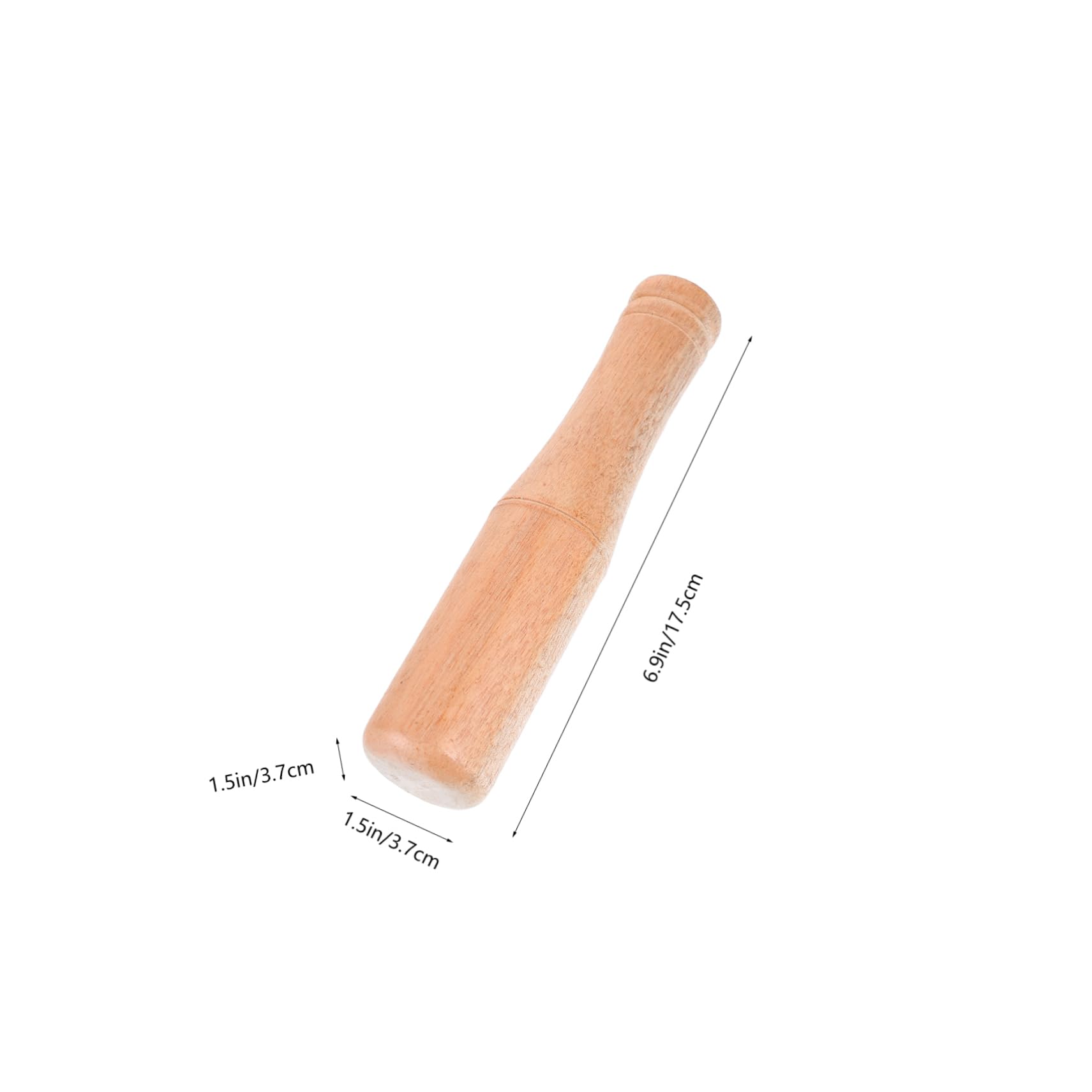 Cabilock Muddler Garlic Press Tool for Kitchen Use Wood for Garlic and Spice Mashing Home Cooking