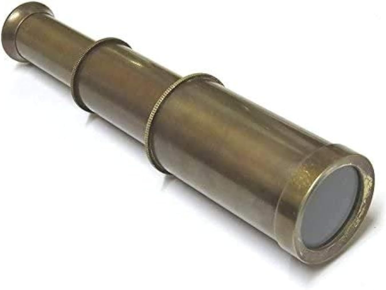 Marine Brass Telescope 6" in Antique Finish with Leather Case Brass Ship