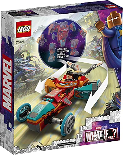 76194 LEGO® Marvel Homem de Ferro Sakaariano de Tony Stark; Kit de Construção (369 peças)