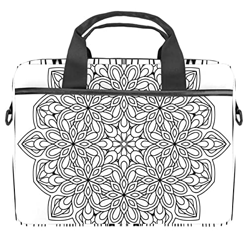 Sacoche à bandoulière pour ordinateur portable 13 à 14 pouces multicolore de 28x36.8 cm