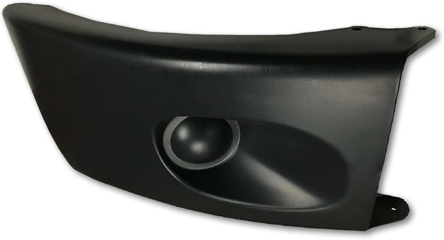 KOZAK Black Plastic Corner Bumper Passenger (Right) Sides compatible with Freightliner M2 Business Class 106 112 PLUS Logo, 2x 22" Windshield wipers and Kozak Reflective Vest