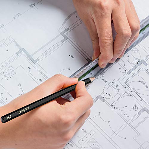 Misulove- Sketch Pencils For Drawing, 12 Pack, Graphite Pencils, Art Sketching Pencil Set(12B - 4H), Ideal For Drawing, Shading, Artistic Expression With A Variety Of Pencil Grades #TOP4