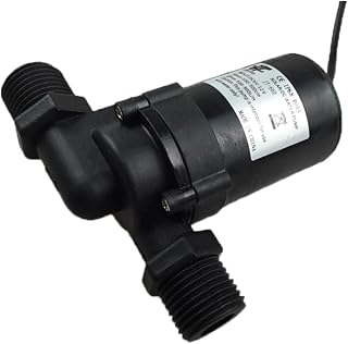 Bomba sumergible Bomba de agua ultra silenciosa Bomba de agua sin escobillas de 28 W, 12 V/24 V, bomba de refuerzo de agua caliente anfibia de 1200 l/h máx.(12V)
