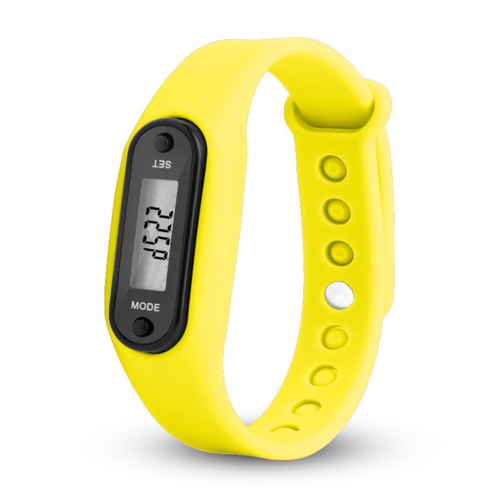 ELBME® Digital Purple LCD Watch Run Step Walking Distance Calorie Pedomer Calorie Sport Bracel Watch for drishipping N0807 : L-picture-15