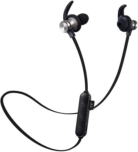 PsetYsail Auricolare Bluetooth Auricolare Bluetooth Wireless Tipo binaurale 5 0 Carta proposta Davvero Magnete Appeso Collo Nero PsetYsail Auricolare Bluetooth Auricolare Bluetooth Wireless Tipo binaurale 5 0 Carta proposta Davvero Magnete Appeso Collo Nero