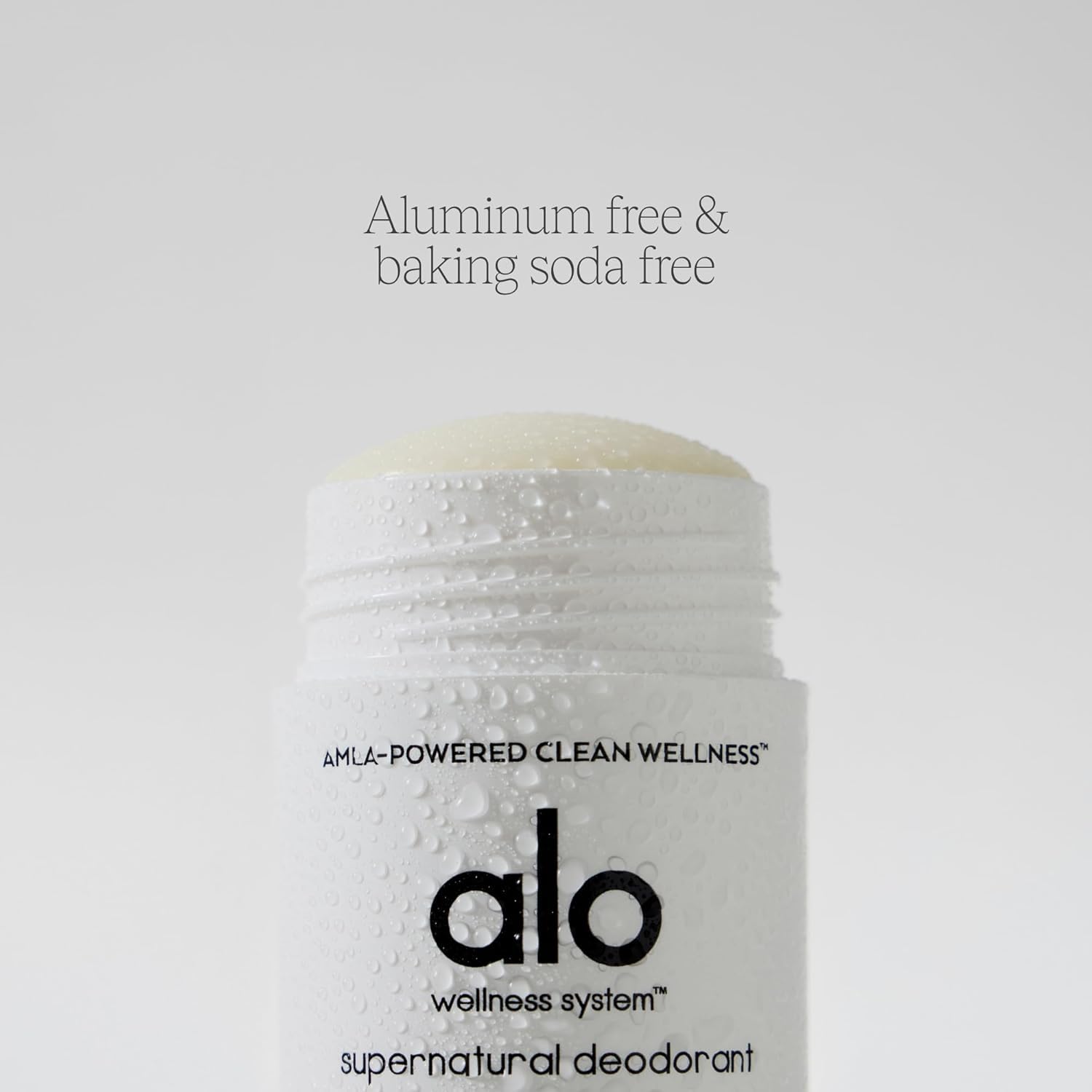 ALO Supernatural Deodorant | Natural Odor Protection | Aluminum-Free | Aloe, Hyaluronic Acid & Vitamin E | Moisturizes & Soothes Skin | Unscented | 1.7 oz | Pack of 2
