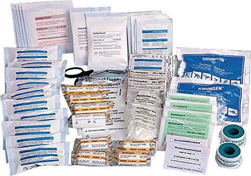 Söhngen Füllung DIN 13169 20 Jahre Haltbar Erste Hilfe Verbandskasten 126-Teilig von MBS-FIRE®