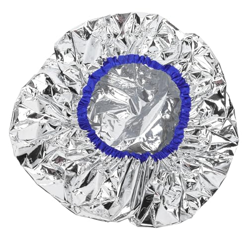 Uonlytech Gorro Térmico para Cabello sin Electricidad, Talla Única Elástico, Gorro de Papel Aluminio para Tratamientos Capilares y Cuidado del Cuero Cabelludo en Casa y Salón
