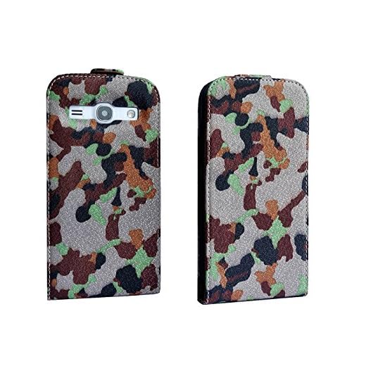 Original Next Station ® premium PU flip fodral för Samsung Galaxy Core Plus SM-G350 "Peace"