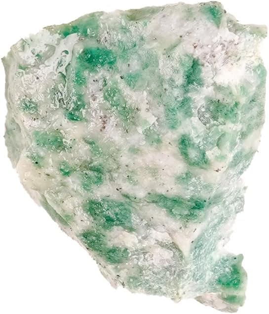 WHZHDMA Bulk Natural Crystal Rough Stone Natural Green Jadeite Ore Crystal Rough Stone Ornaments Aromatherapy Diffuser Stone Rough Material Gravel Rocks Stones and Crystals