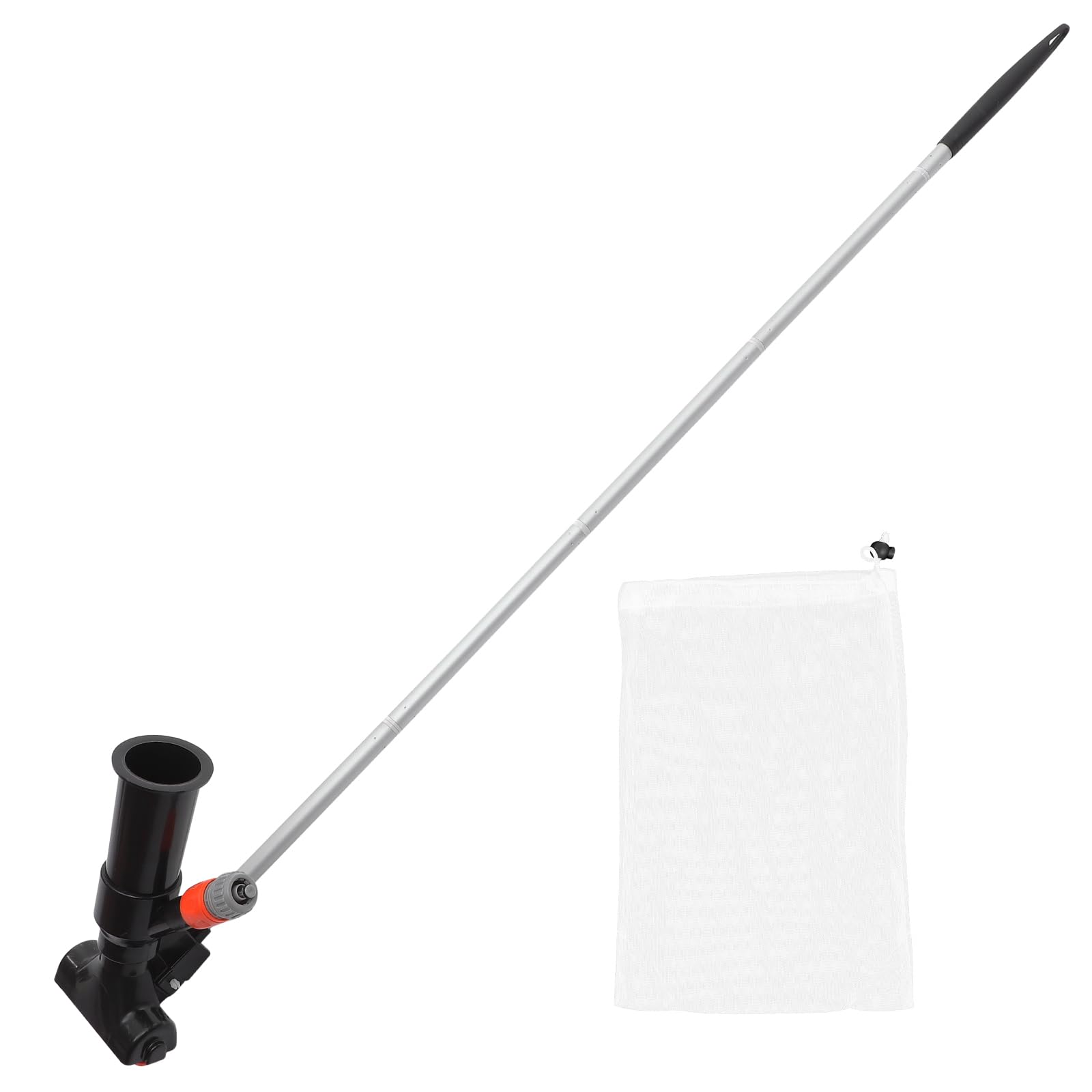Outil de Nettoyage Aspirateur Piscine Portable Robuste et Durable pour Maison Brosse Matériel Premium Noir