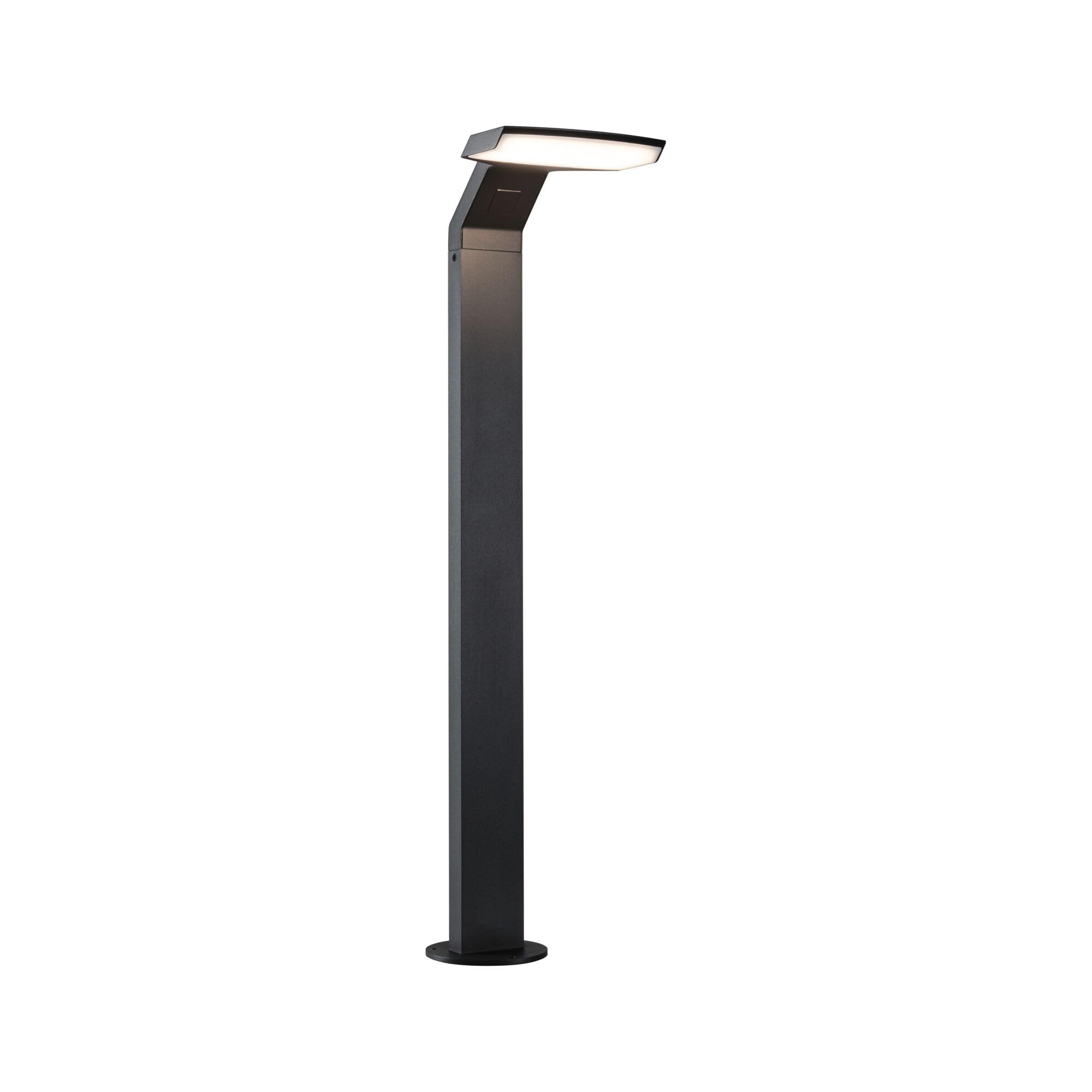Paulmann 94828 LED Pollerleuchte Zenera IP44 10W 700lm 670mm Anthrazit Metall 3000K seewasserresistent