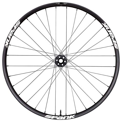 Moyeu Hex Drive réactif sur la roue VTT avant Spank Spike Race 33 27,5" 32H noire