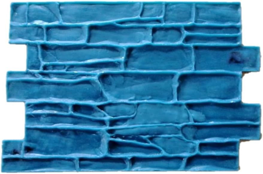 Stone Texture Concrete Stamp - "The Balkan Castle" Polyurethane Imprint Tool for Cement and Concrete Surfaces