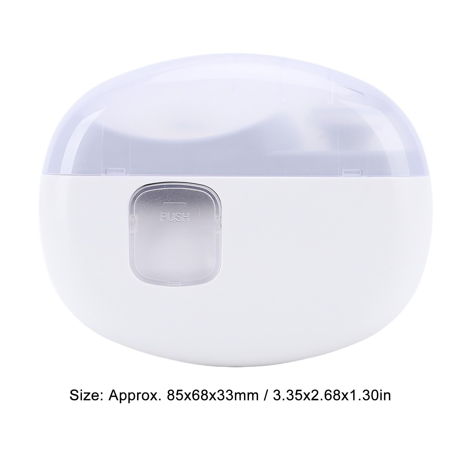 Automatic Nail Clipper, Multifunctional Electric Nail Grinder with LED Light 2 Speeds, Nail Polisher Trimmer File with Light, Suitable for Home Use (White)