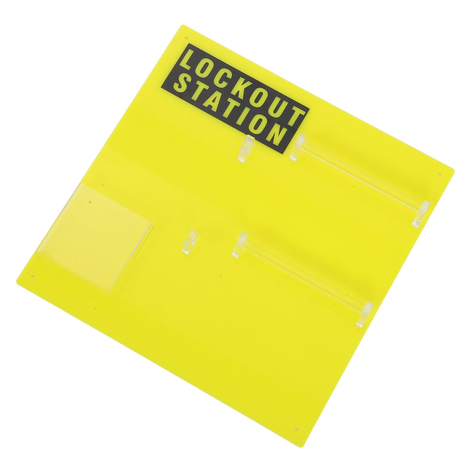 Mipcase Kit de Bloqueo de Pared para Gestión de Seguridad Industrial Etiquetado y Organización de Dispositivos de Bloqueo para Talleres y Servicios de Máquinas